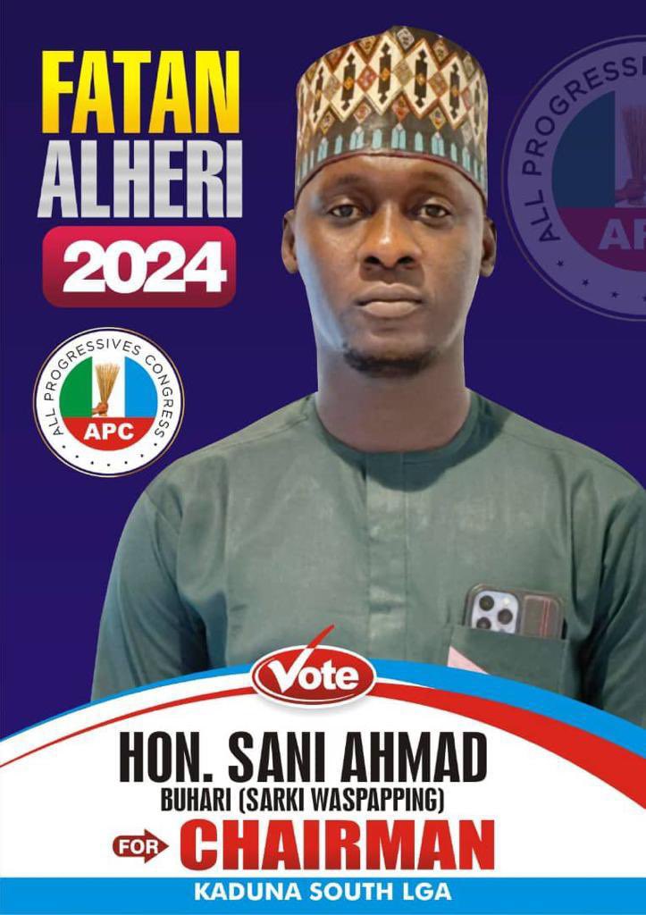 Our campaign for the seat of Kaduna South Chairman is gaining momentum. 

Henceforth, I would like to be addressed as Honorable Sarki Waspapping.
