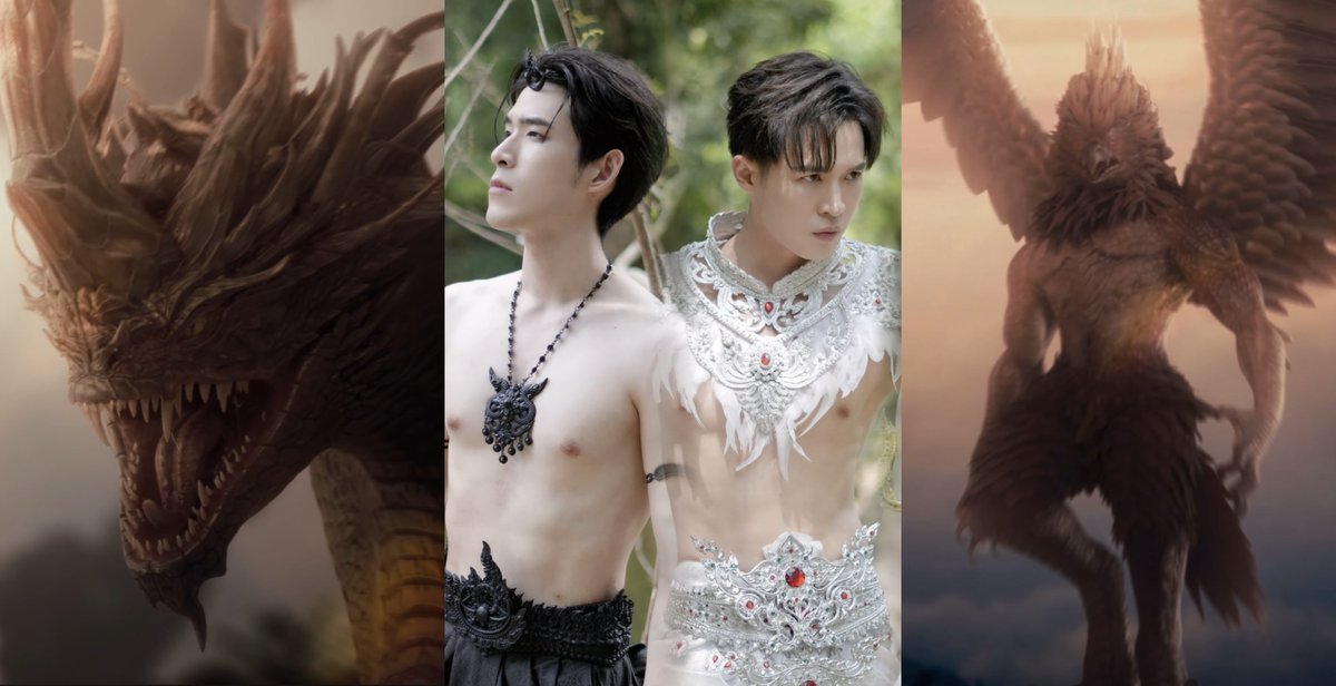 tar_sasatar's tweet photo. #TheSignลางสังหรณ์ #TheSignEP8 
วิเคราะห์จากคนไม่เคยอ่านนิยาย
ตามตำนานครุฑและนาคมีหลายวรรณะ มีเกณฑ์ 3 อย่าง คือ ต้นตระกูล ลักษณะการถือกำเนิด และบุญบารมีที่สั่งสมมา ดังนั้นจึงมีกฏว่า “ครุฑหรือนาคไม่อาจทำร้ายกันและกันได้ยกเว้นทั้งสองจะอยู่ในวรรณะเดียวกันหรือฝ่ายหนึ่งสูงกว่า”(1) https://t.co/sLbJr2smUj