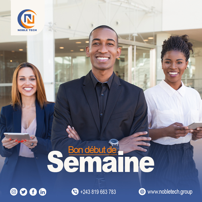 NOBLETECH9's tweet image. Bon début de semaine !

Nous sommes joignable au
📩 contact@nobletech.group
🌐 nobletech.group 
📞 0819 663 783

#souhait  #nobletech #technologie