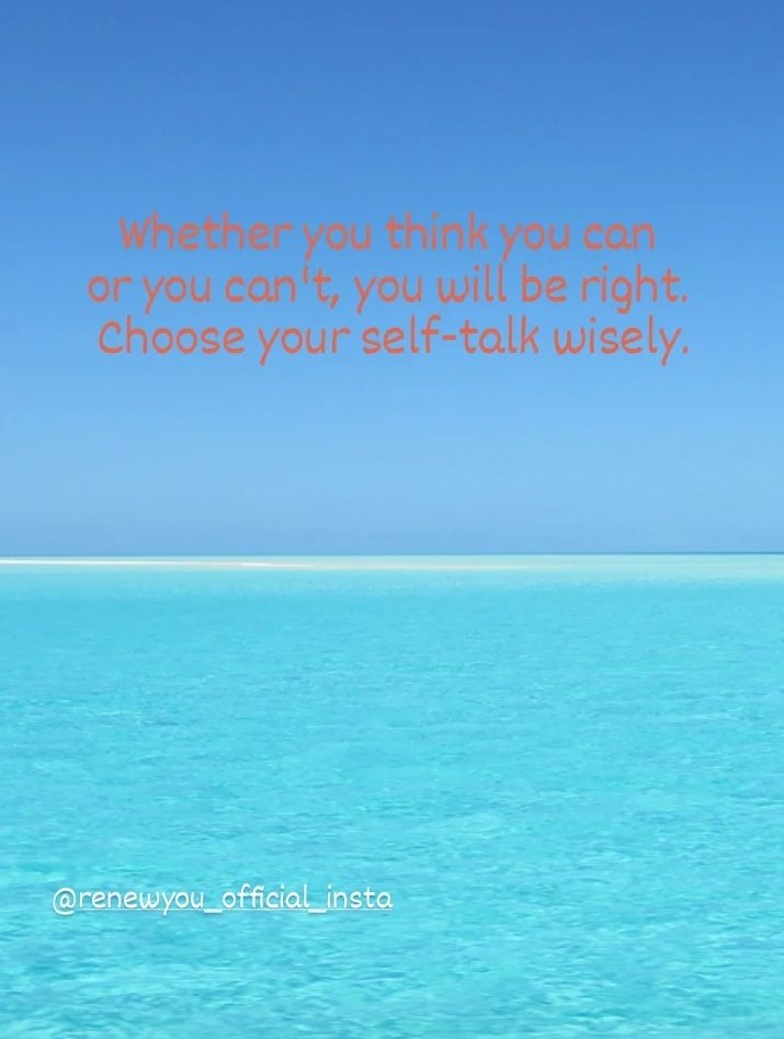 ReNewYou7's tweet photo. Choose your self-talk wisely 👇
@ReNewYou7 https://t.co/m5Rmzr0zP2