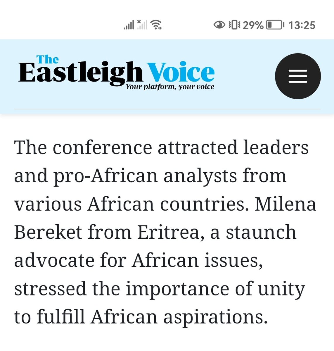 GhideonMusa's tweet photo. AfroAsia Institute pushes for unity for sustainable development as Nairobi conference ends 
The conference attracted leaders and pro-African analysts from various African countries. Milena Bereket  @0to1infinity from #Eritrea, a staunch advocate for African issues, stressed the importance of unity to fulfill African aspirations. 

https://t.co/M2l56jjDO9