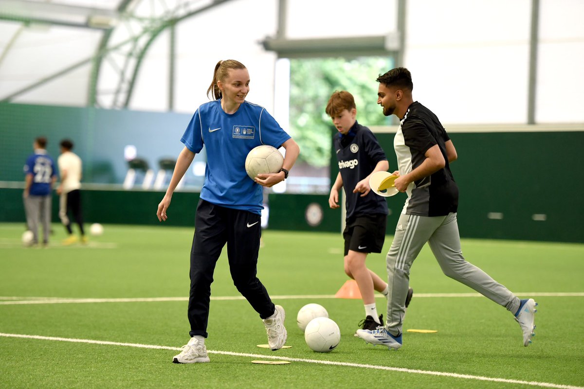 Want to become a football coach? Study our unique @ChelseaFCDegree at @YourStMarys and start your journey in the football industry. For more information visit stmarys.ac.uk/courses/founda… @CFCFoundation #chelseafc