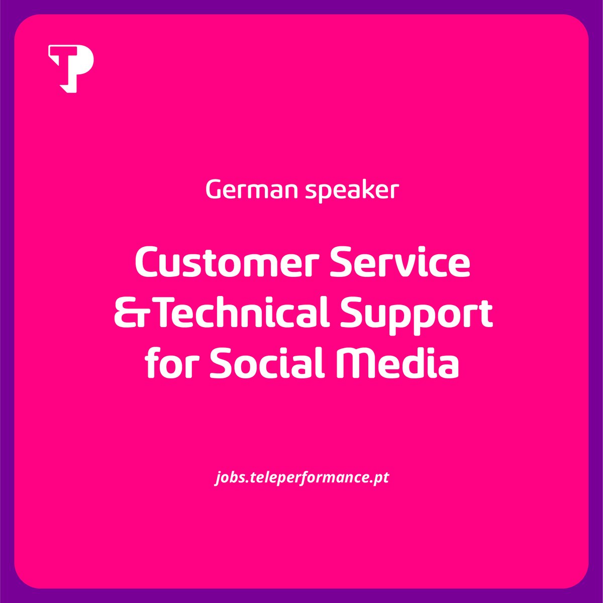 Check out some of our available offers for this week! Find out more job opportunities at  jobs.teleperformance.pt 📷

#teleperformanceportugal #weeklyoffers #Hiring #JobOpportunities #JoinTPportugal