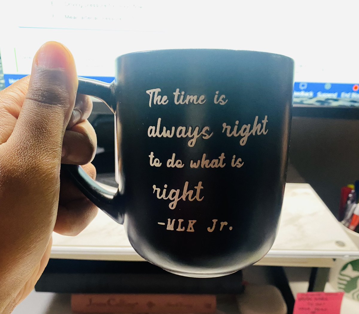 Fritzgeralde23's tweet photo. A constant reminder. #MLKDay https://t.co/9I2z5gnwgL