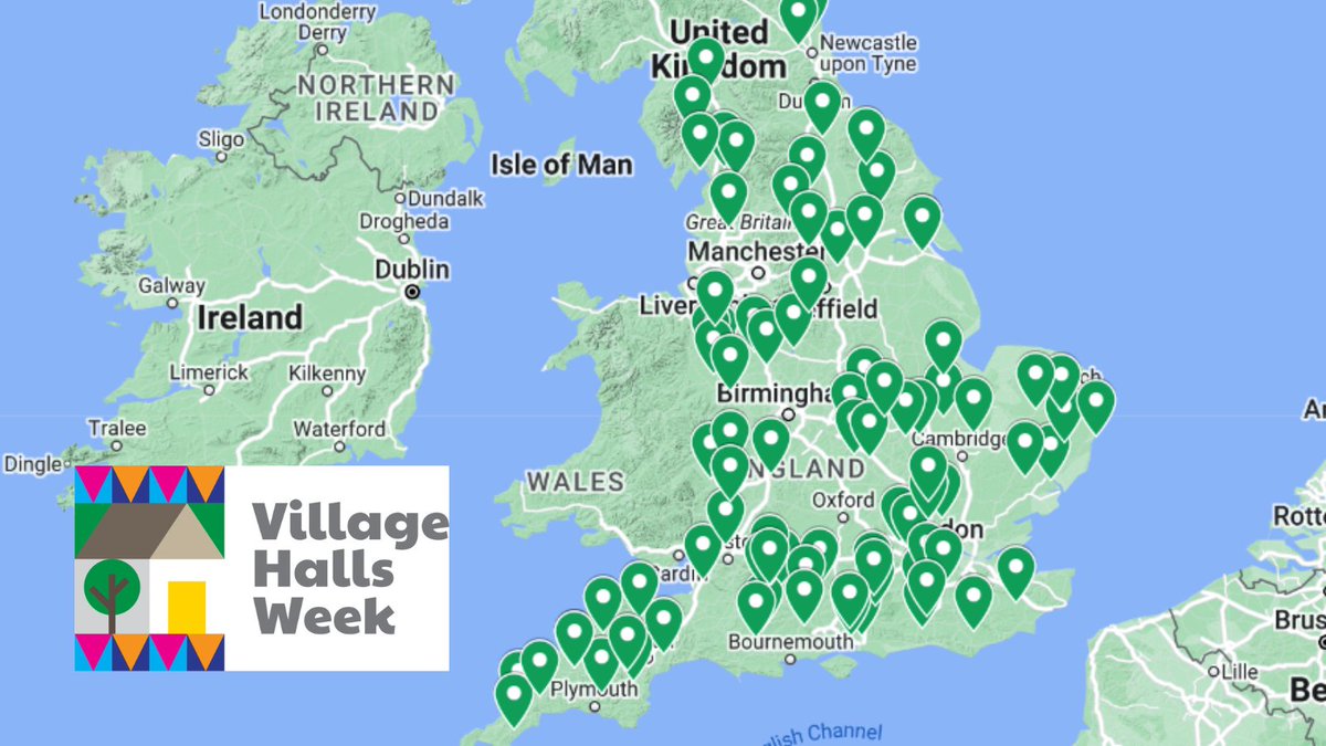 ACRE_national's tweet photo. We've just published a map pinpointing local #VillageHallWeek events
Take a look and see what's happening in your area!
https://t.co/Cm1mkIFpkd https://t.co/tNL4N92PD5