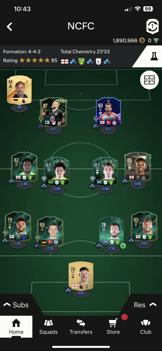 hindle9567's tweet photo. @TheOnlyToma97 I’ve gone down the past and present line with my Norwich team. The most fun I’ve had on Fifa in years 😂 https://t.co/Gl5cty554I