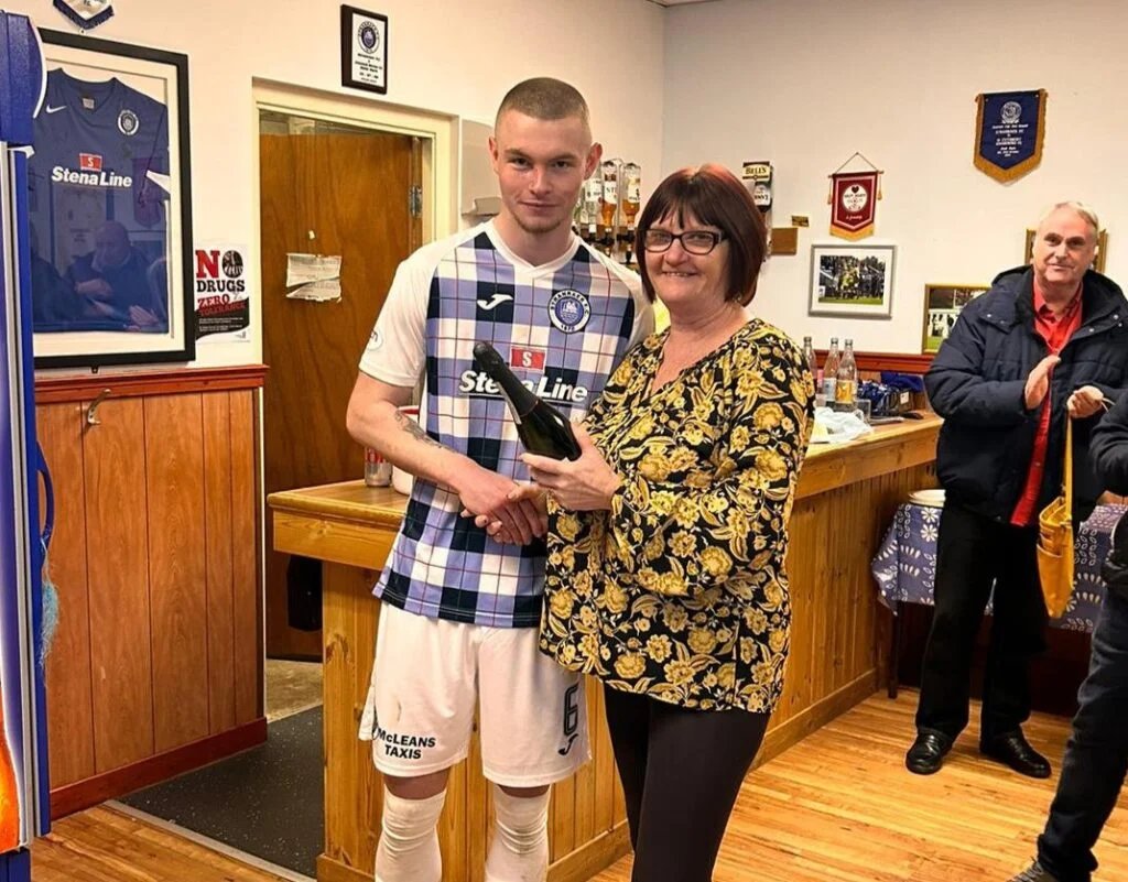 Spfl/Swpl/Scotland Players Past and Present (@pastspfl) on Twitter photo Our League Two Player of the week is <a href="/StranraerFC/">Stranraer FC</a> defender <a href="/chrismcqu33n/">Chris McQueen</a> . On his home league debut he was absolutely outstanding as he helped his team to a clean sheet against one of the leagues most prolific teams. Our League Two Player of the week is <a href="/StranraerFC/">Stranraer FC</a> defender <a href="/chrismcqu33n/">Chris McQueen</a> . On his home league debut he was absolutely outstanding as he helped his team to a clean sheet against one of the leagues most prolific teams.