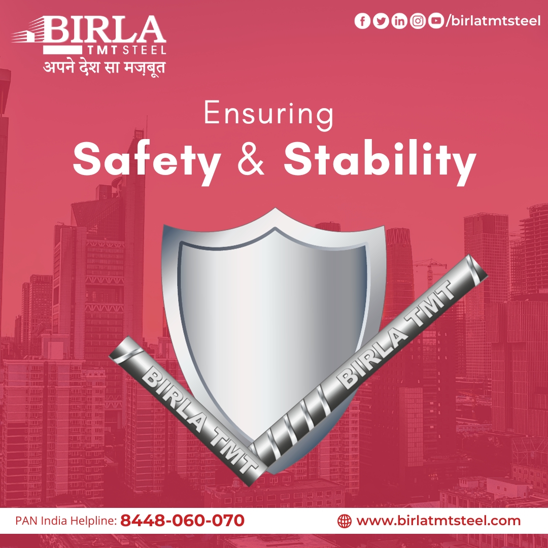 BirlaTMTSteel's tweet image. Building the future with strength and security! 💪✨ Exploring the unmatched safety and stability of TMT bars – where durability meets design. 🏗️
#birlatmtsteel #apnedeshsamazboot #StrengthInConstruction #SafetyMatters #BuildingWithTMT #SturdyStructures #ArchitecturalSafety