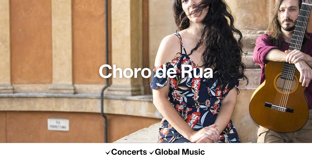 facebook.com/events/2647475…

Choro de Rua - 21/01/2024 - 20h <a href="/BozarBrussels/">BozarBrussels</a> 

Barbara Piperno (flute) and Marco Ruviaro (7-string classical guitar) take great pleasure in performing this  musical genre, which remains one of the most important in Brazilian culture.