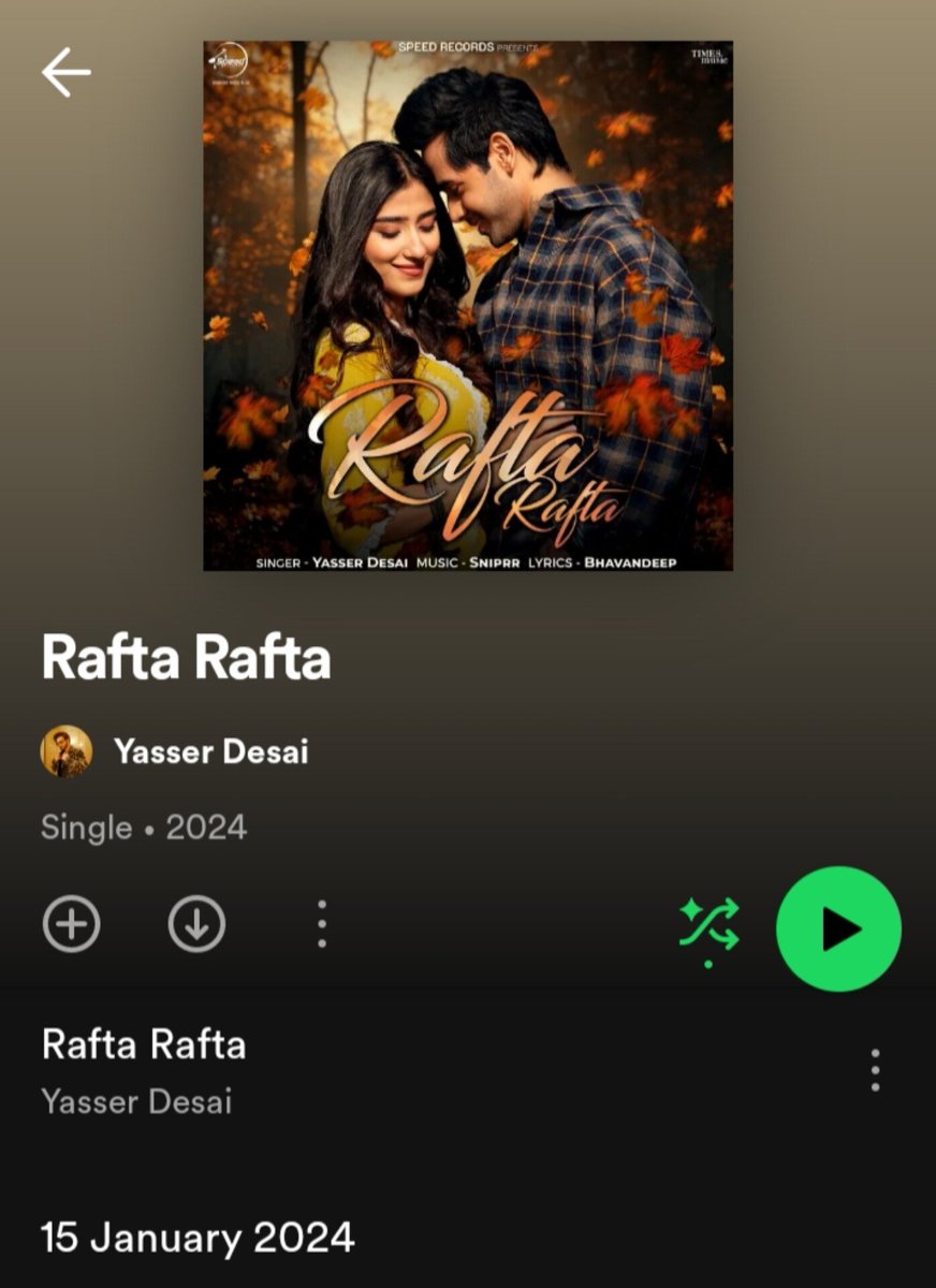 deewani_mamta's tweet photo. Mv Spotify pe toh aa gai 
YouTube pe kab aayegi...
#RandeepRai https://t.co/zRJzgdq0Ag