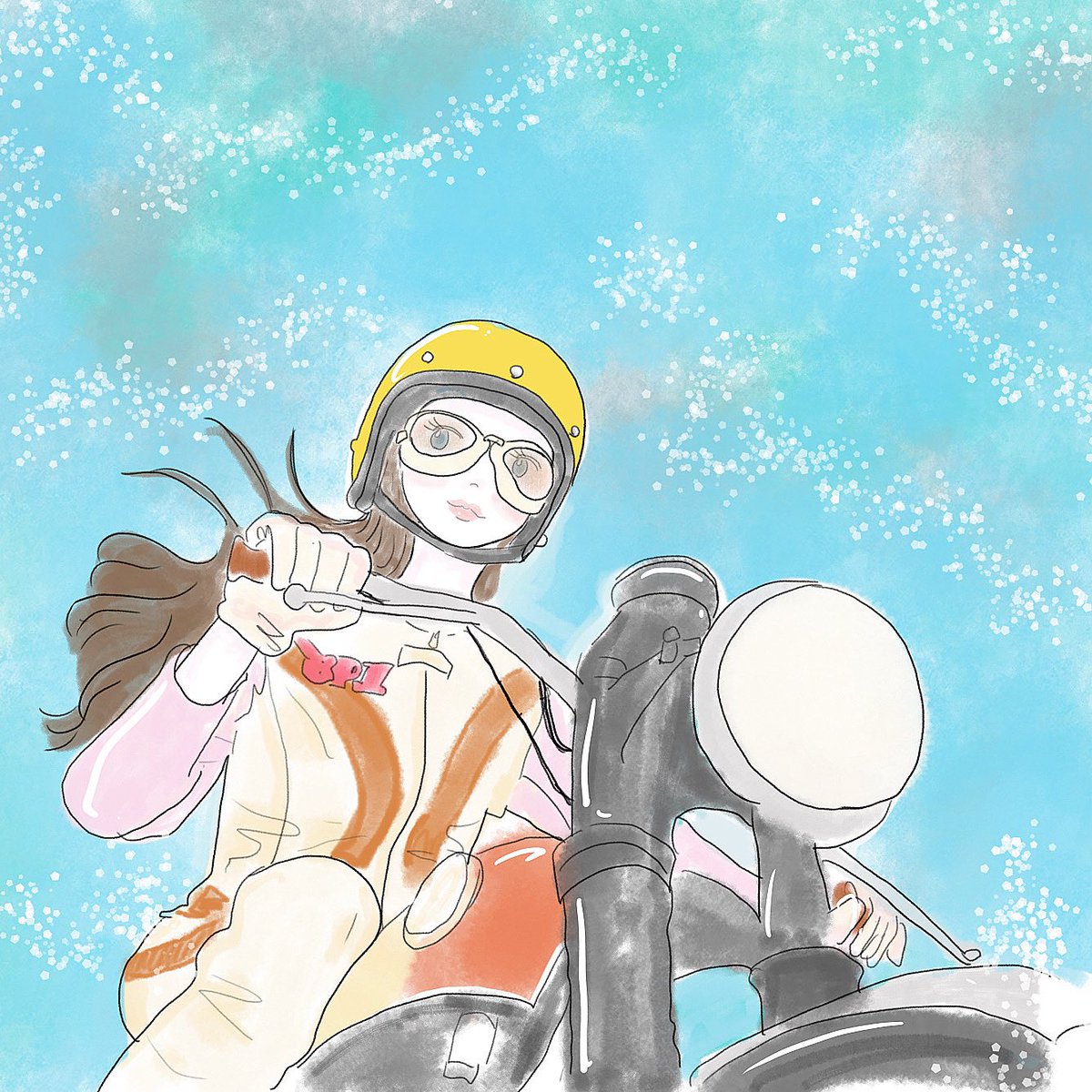 w_aiko's tweet photo. 大好きなスピッツのインディゴ地平線を
トレースしつつアレンジしてみました🏍️💫

大好きな曲たくさんの中でも
ハヤテ　夕陽が笑う��君も笑う
初恋クレイジーが
好きです🫶 https://t.co/S6P39NRC8Q