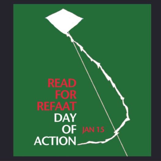 EnassMedia's tweet photo. ๐ด๐ดENASS solidaire avec la #Palestine et les รฉditeurs palestiniens
๐Pour commรฉmorer le 40รจme jour de lโassassinat du poรจte et professeur Refaat al-Areer,
#readandresist #ReadForRefaat #EndIsraelGenocide https://t.co/RxYXssrflp