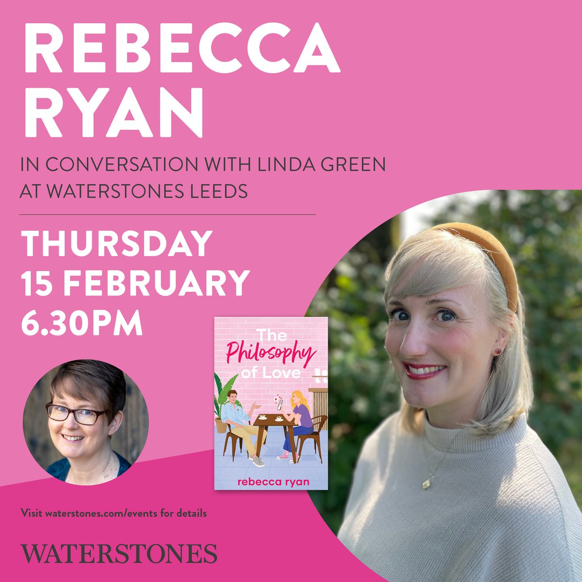 WstonesLeeds's tweet image. On the 15th February, the fantastic @WriteBecsWrite will be in conversation with @LindaGreenisms! 

waterstones.com/events/an-even…