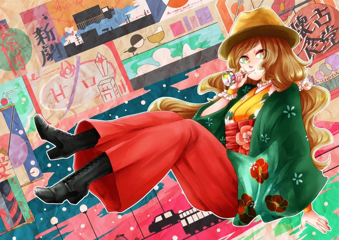 学生の時の絵だってそれなりに可愛いですよ……………趣味が一貫しすぎてる……………………リメイクしたいなぁ 