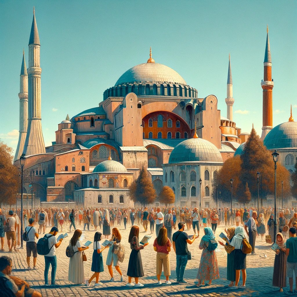 haskologlu's tweet photo. Ayasofya, turistler için tekrar müze oldu:

• Giriş ücreti 830 (25 Euro)
• Sesli Rehber Kulaklık 100 TL
• Başörtüsü 30 TL

Türkler de galeri katını ziyaret etmek istiyorsa onlara da 25 Euro https://t.co/V1ocywIptA