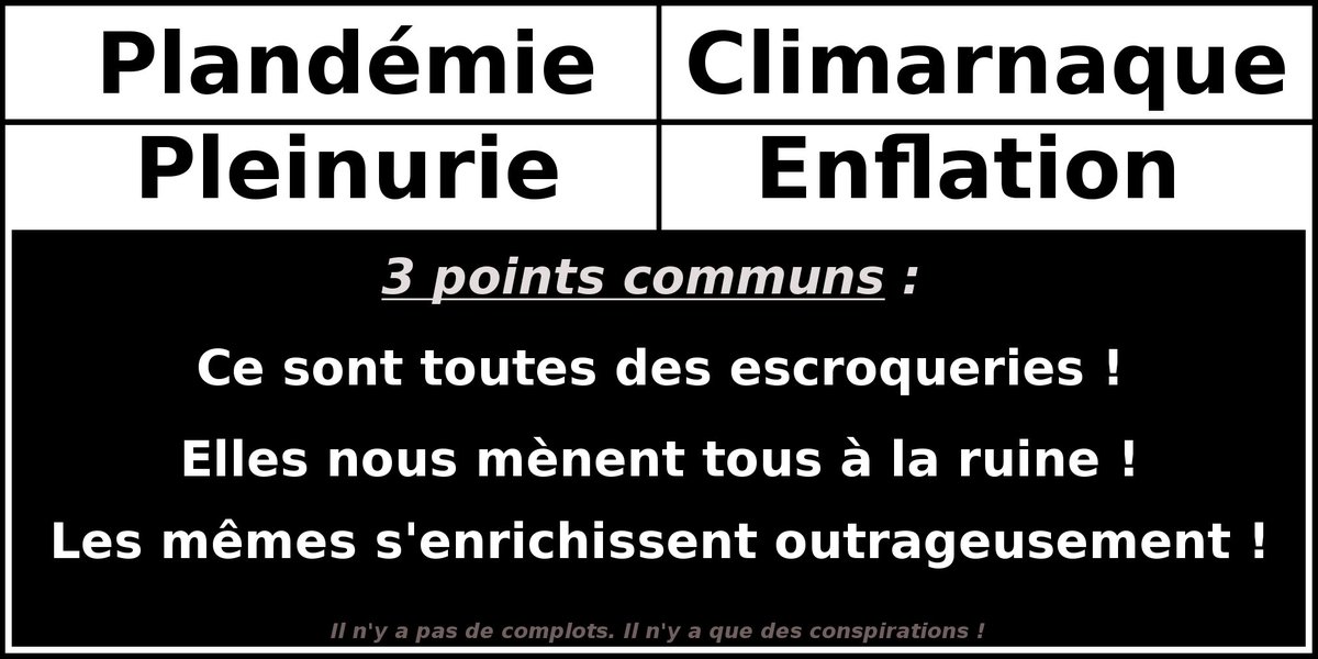 BlancsMasques's tweet photo. @Brevesdepresse Ou plutôt "grâce" au covid et à l'inflation....#arnaques
#enflation #Plandémie #WEF https://t.co/jOAzGjYvPa