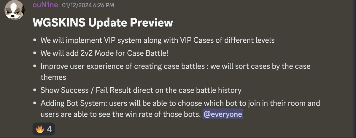 Have you noticed WGSKINS Update Preview?
Are you EXCITED about those new features?
Stay tuned🩵🩵🩵

#wgskins #giveaway #cs2 #cs2skins