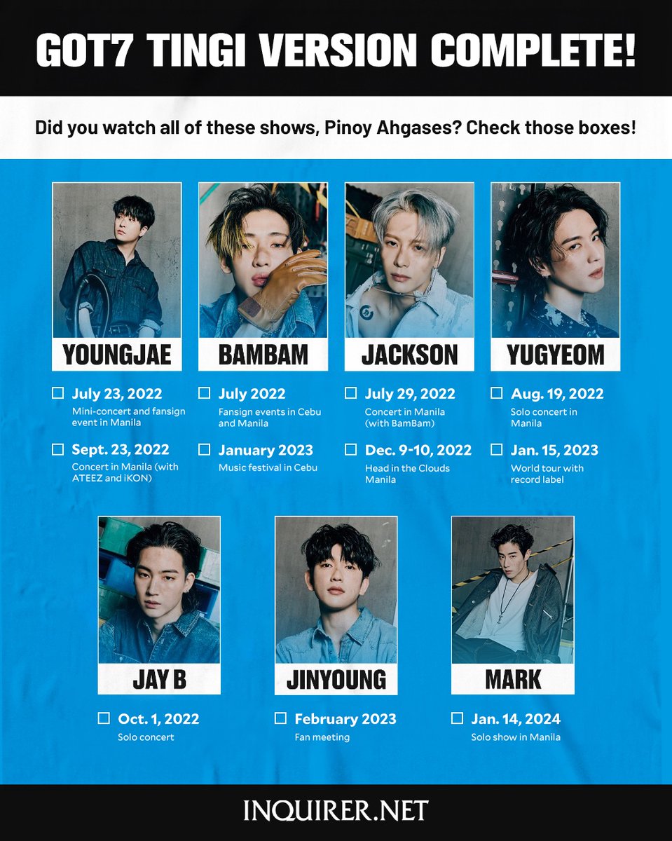 GOT7_TINGI_VERSION_COMPLETE.jpeg

Did you make it to every single show? Flex your record, Filo Ahgases! 💪🏼

#GOT7 | <a href="/dnvrdelrosario/">dnvr</a>