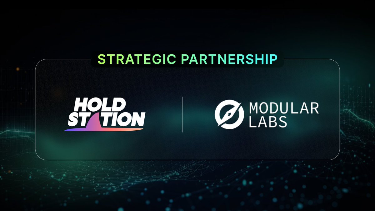 HoldstationW's tweet photo. 🤝 We're excited to announce that #Holdstation is partnering with @ModularLabs_HQ to make Web3 accessible for global users 🎉

With a shared vision to bring #Web3 closer to billions of Web2 users, this strategic partnership is a crucial step in enhancing user experience and performance of the protocol - expanding Holdstation's presence all across Asia and other landscapes 🔥

Read more: https://t.co/TA9XR7O0CJ
