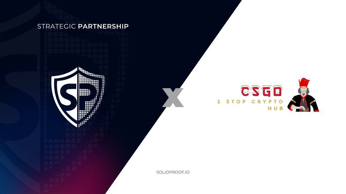 SolidProof_io's tweet image. We have strategically partnered with @0xCSGoHub, an esteemed incubator with their mission to be the LTM (Loophole To Mars) for #Web3 projects.

From pre-launch to post-launch marketing and developments, VCs &amp;amp; Angels, OTC Deals &amp;amp; more, CSGO has you covered. 

#Partnership