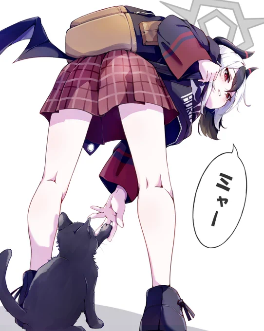カヨコと猫です
#ブルアカ 