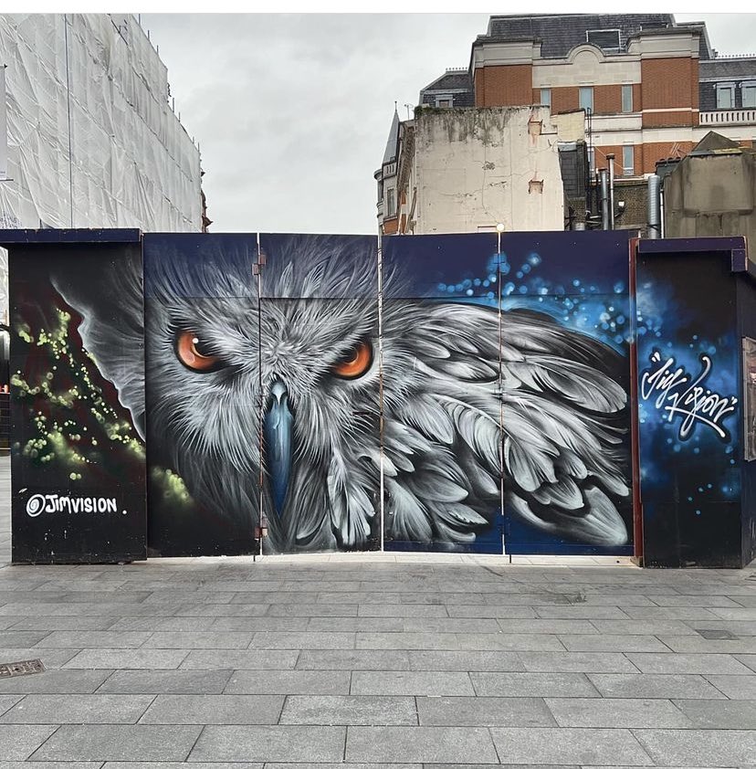 lovestreetart22's tweet photo. Jim Vision’s new mural in Leicester Square, London.
#StreetArt #JimVision #London https://t.co/d79YYEjPpS