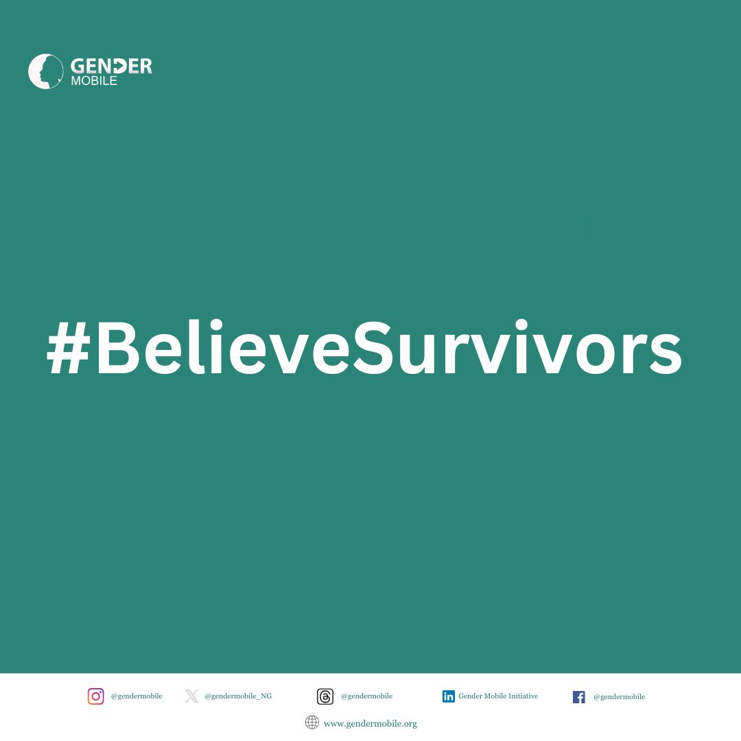 Gendermobile_NG's tweet photo. It is another week to reecho the message

When survivors tell their stories, believe them.
That's the motivation for more people to break the silence and tell their stories.
 
#MondayMotivation #Inspiration #GenderMobile #SGBV https://t.co/5OhWp36VMD