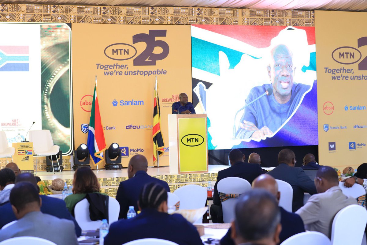 Mugibson's tweet photo. This designation with @GovUganda is a portrayal of @mtnug’s continued diverse contributions to the planning and execution of such kinda summits, like the 2023 #FOSABUSummit #UGSATradeSummit & now the #NAMSummitUg2024 & #G77ChinaSummitUg24. #ExploreUganda #TogetherWeAreUnstoppable https://t.co/lP1OkuNtKE