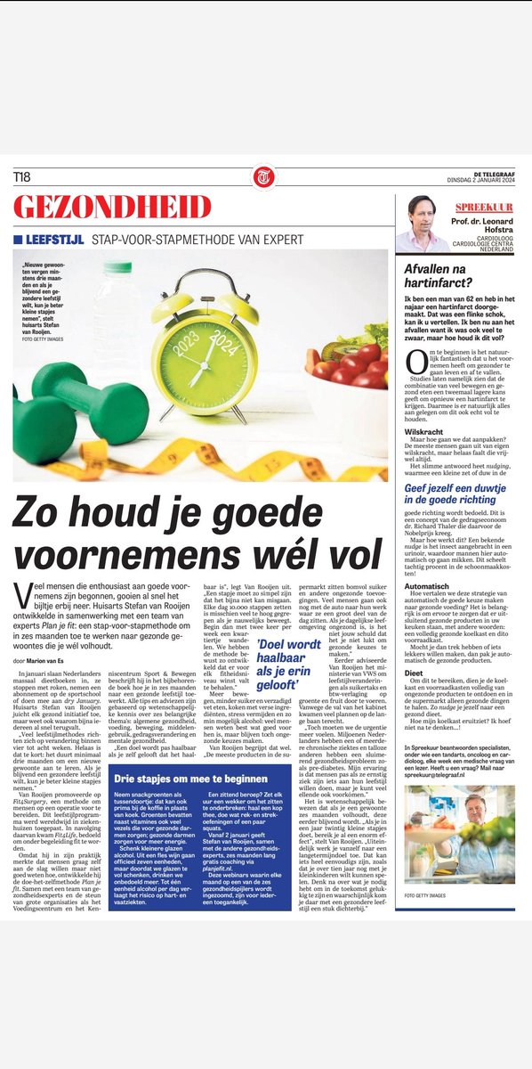 Goede voornemens wél volhouden? Doe (gratis) 6 maanden mee met PlanjeFit.nl ! Samen blijvend gezond 💪🚀🏃‍♂️💡 #planjefit <a href="/telegraaf/">De Telegraaf</a> <a href="/voedingscentrum/">Voedingscentrum</a>
