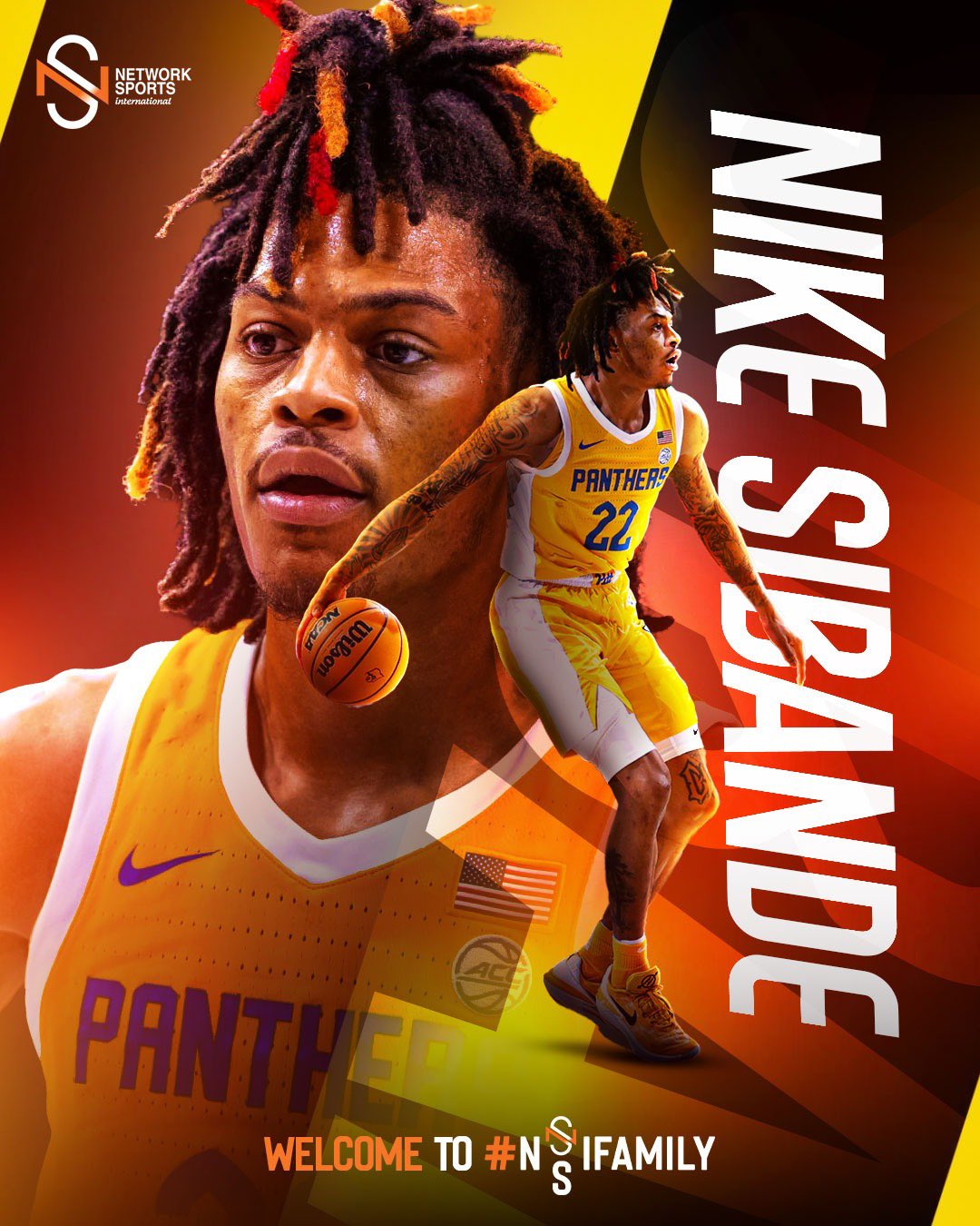 Nike Sibande - Men's Basketball - Pitt Panthers #H2P