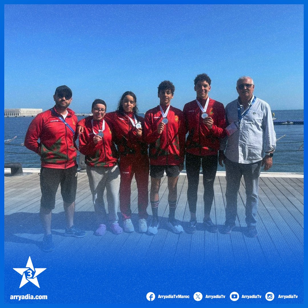 arryadiatv's tweet photo. Championnat arabe juniors de natation.. Une belle moisson de 20 médailles pour le Maroc.
https://t.co/mGXNx0GeAg
#natation #frmn https://t.co/MfcO9s2uDH