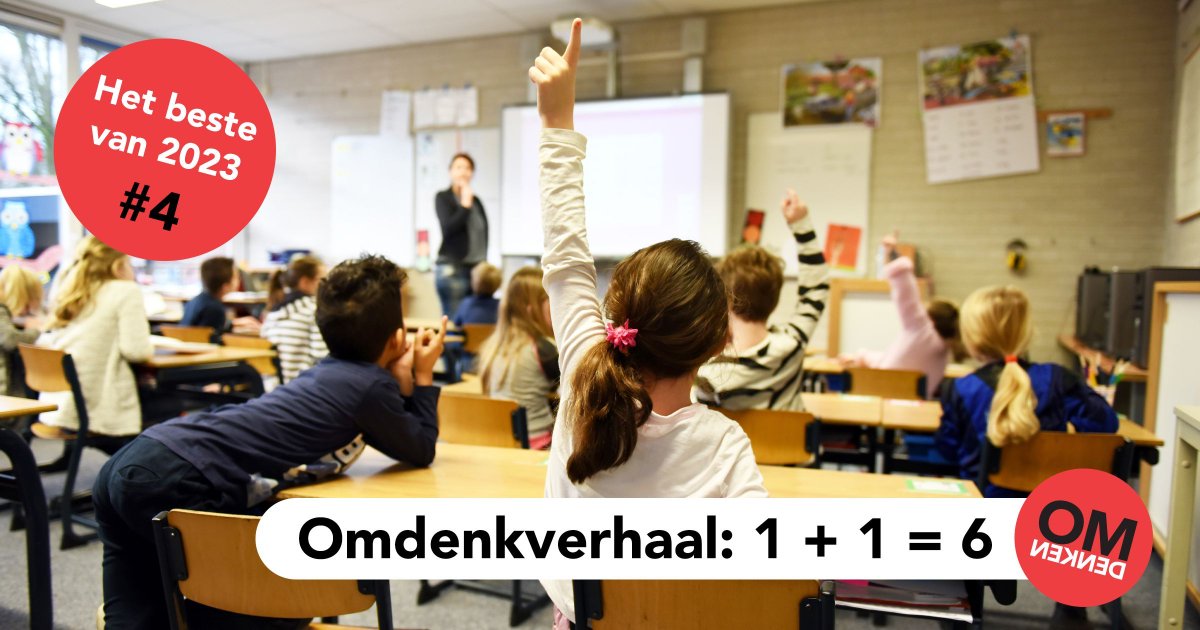 De beste Omdenkverhalen van 2023 - #4
*
Menig basisschool heeft met angst en beven uitgekeken naar het einde van de vakantie. Want ja, dat nijpende lerarentekort… Waar halen ze nu weer genoeg meesters en juffen vandaan? Lees hier hoe het ook anders kan: omdenken.nl/inspiratie-en-…