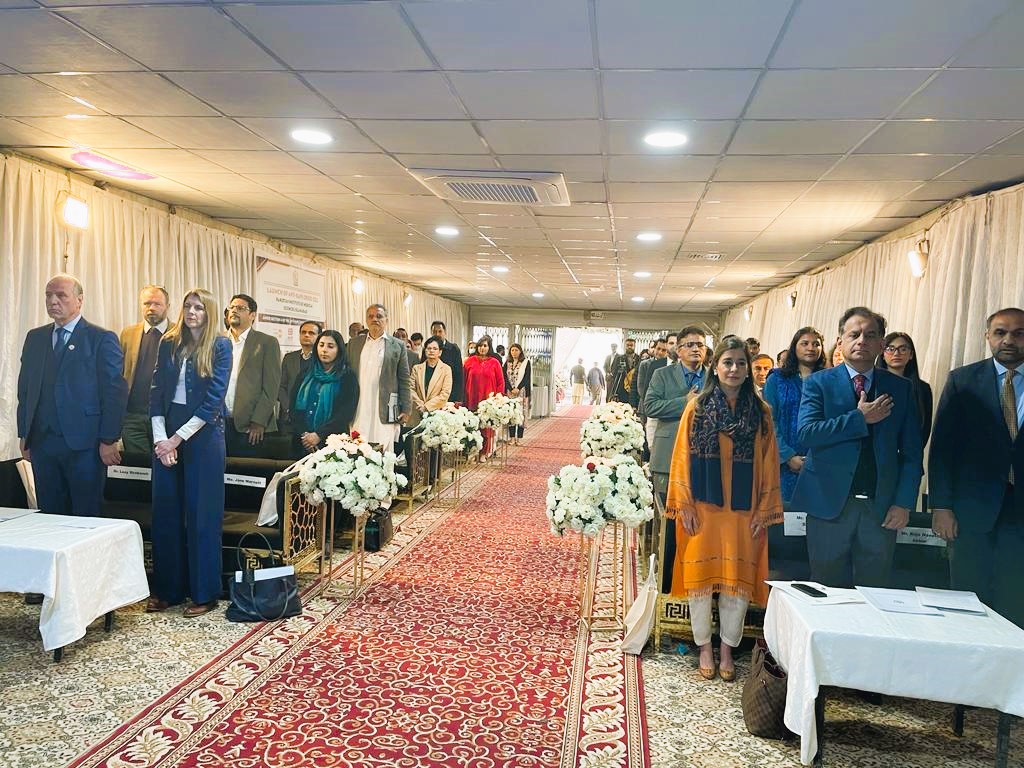 UNFPAPakistan's tweet photo. Confidential and quick medico-legal services are crucial for survivors of rape. 

An Anti-Rape Crisis Centre with specialized medical and legal services under one roof at PIMS Hospital is inaugurated today by @JaneMarriottUK . The Centre is established by @ministry_law & @nhsrcofficial with support from @ukinpakistan, UNFPA & @las_pakistan