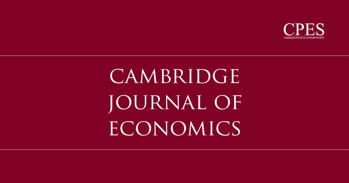 economicthought's tweet photo. Article: On the survival of a flawed theory of capital: mainstream economics and the Cambridge capital controversies, by Francisco Nunes-Pereira &amp; Mário Graça Moura 

https://t.co/AbAyvZ3Rfz https://t.co/7qEDYYsars