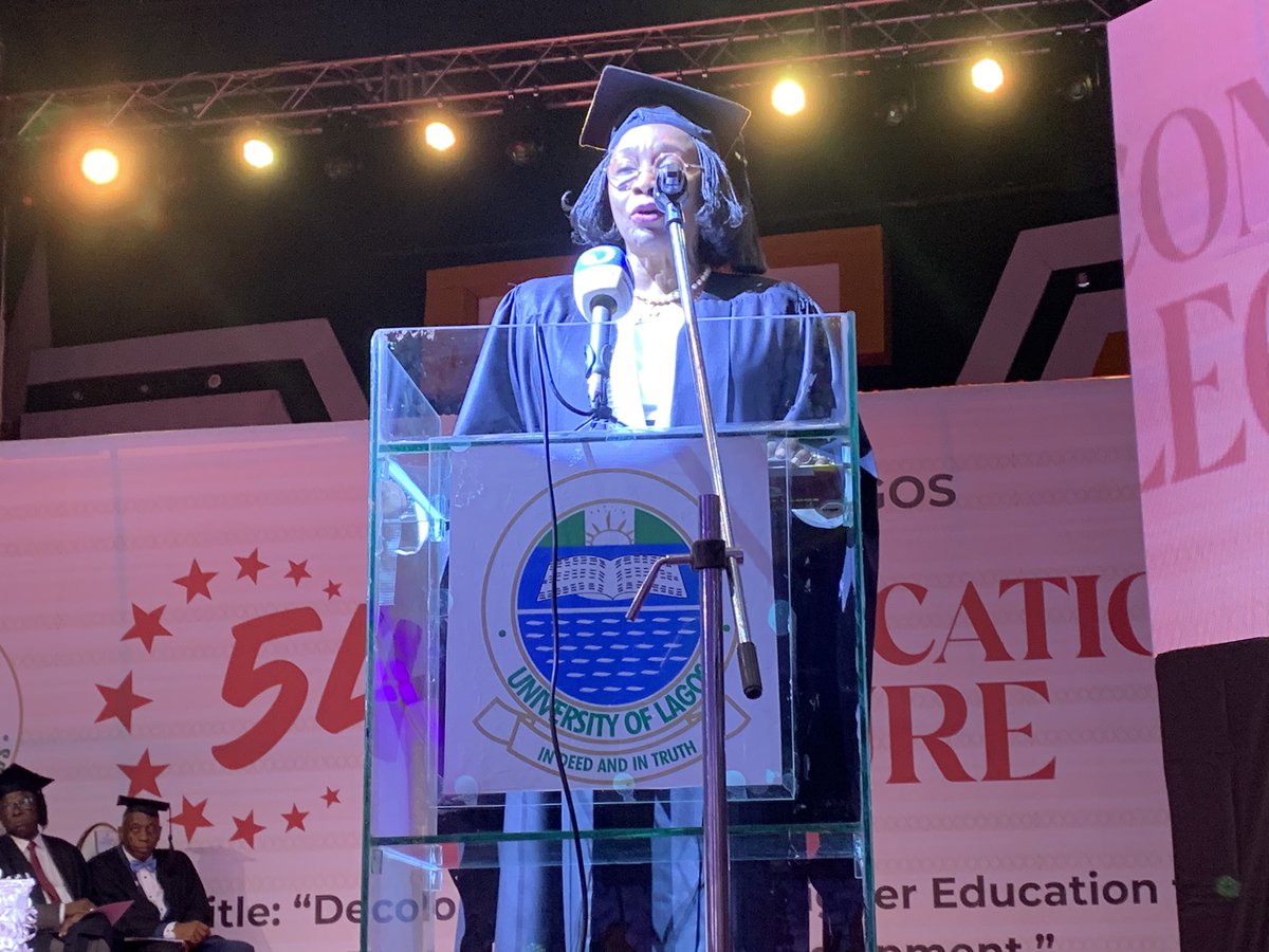 UnilagNigeria's tweet photo. The #ConvocationLecture of our 54th Convocation Ceremonies has begun in earnest.
Follow this thread for nuggets that will be shared by the Distinguished Professor Toyin Falola, the Convocation Lecturer.
You may also follow on YouTube:
👇🏾
https://t.co/4SRIZLrmOi https://t.co/AzApv0nw0Z