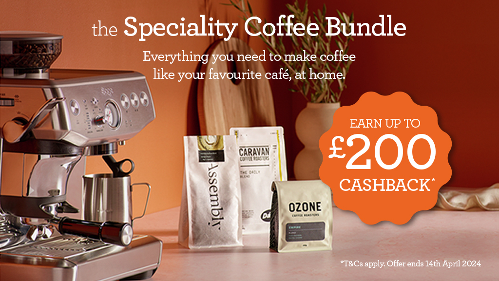 Master the perfect brew at home with the @SageAppliancesUK Specialty #Coffee Bundle and earn up to £200 #cashback! Ideal for the colder months, this is guaranteed to get rid of the winter blues. Shop now -> hughesdeals.co.uk/3goNtK