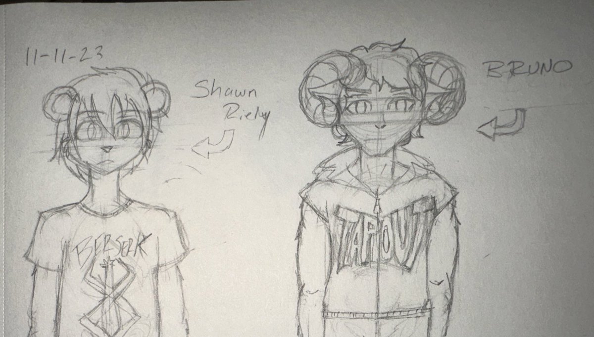noqueiro1's tweet photo. Some more of these guys and their typical attire 👕 

#bestbuds #anthroart #webcomic #sketch #characterdesign #anime https://t.co/XwUcAXLtSM