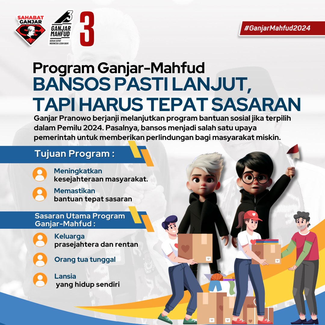 SAGAINDONESIA_'s tweet photo. Dampak positif dari birokrasi sat set adalah penyaluran bansos yang tepat sasaran.#GanjarMahfud2024 https://t.co/XDTjtfnGMO