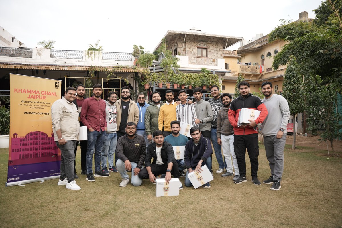 ExploreHONOR's tweet photo. Jaipur, where every corner echoed with thrilling conversations that turned into cherished memories!
Heartfelt gratitude to our Jaipur tribe for making the day truly extraordinary. π«ΆπΌ
#HTechMeetnGreet #Jaipur #HONOR90 #ShareYourVibe https://t.co/JX5qwgUpFJ