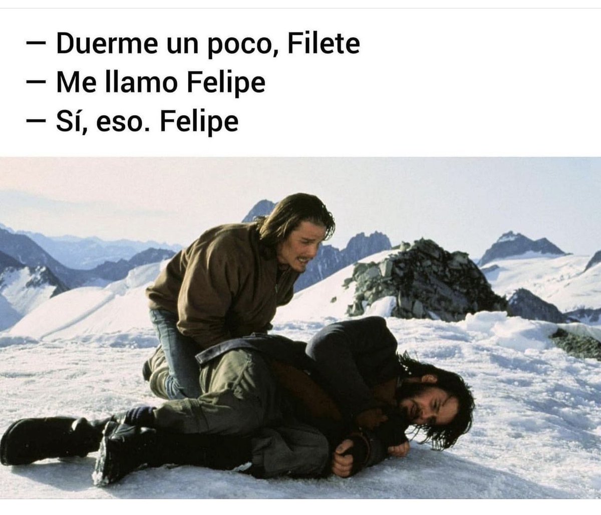 yisucrist's tweet photo. deberian haber puesto esta escena en la sociedad de la nieve https://t.co/Xxf9HYdVuZ