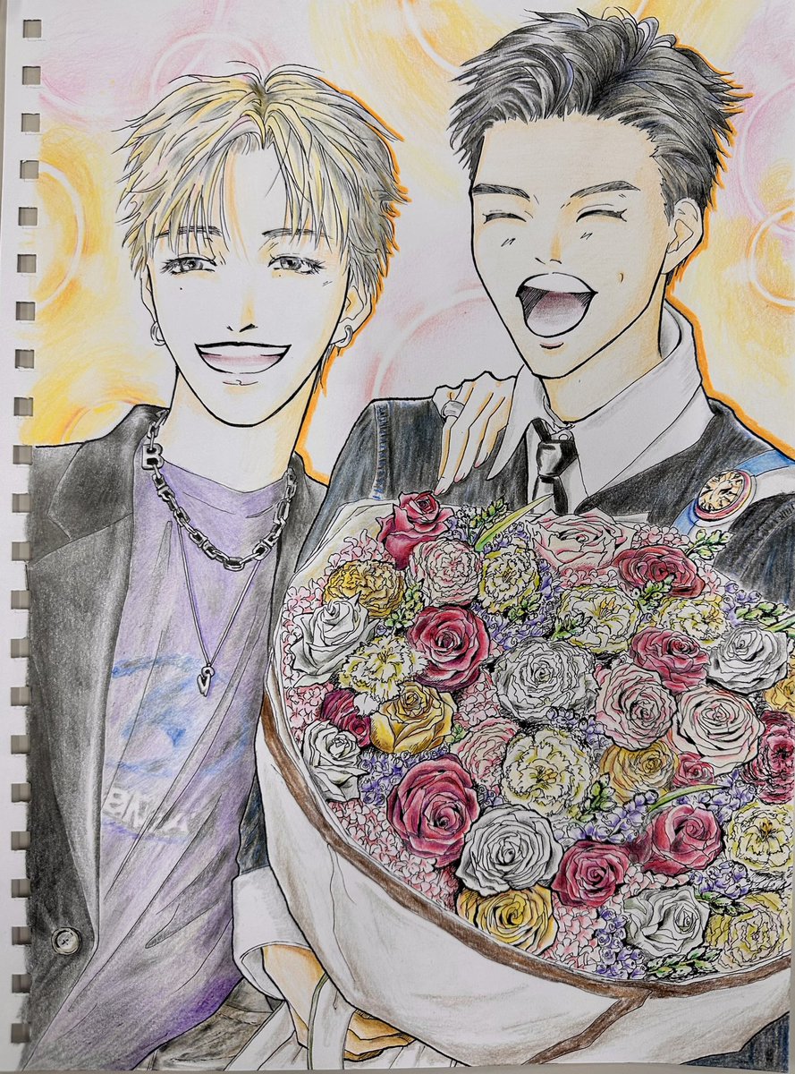 hiro16_freedom's tweet photo. ✏️BKPP💖💖💖

Welcome to Japan💖✨💖✨
I hope you two have lots of fun travel memories together ✨✨
May you both smile side by side every day.
And may your happiness be protected!

#ppkritt #bkpp #bkppfanart 
#พีพี #บิวกิ้น https://t.co/pgGM6kAIhN