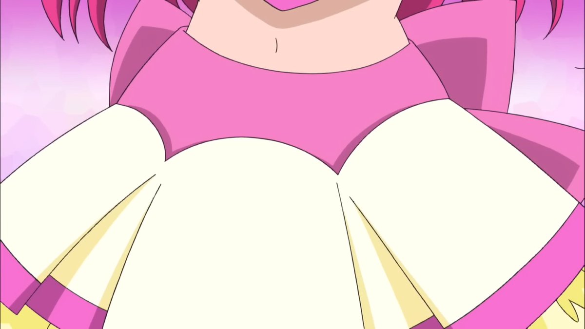 O_A_pre's tweet photo. お腹と言えば、プリキュア5のEDでドリームのお腹がドアップで映るので、幼少期はこのシーンにいつもドキドキしていましたね。

…いや今もか(笑) https://t.co/4JvYAJaijS