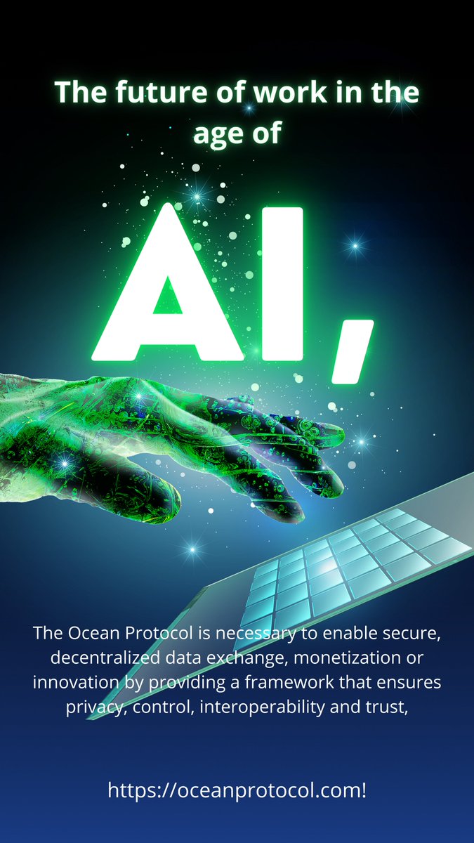 The <a href="/oceanprotocol/">Ocean Protocol</a> is necessary to enable secure, decentralized data exchange, monetization or innovation by providing a framework that ensures privacy, control, interoperability and trust,

oceanprotocol.com! 🔥