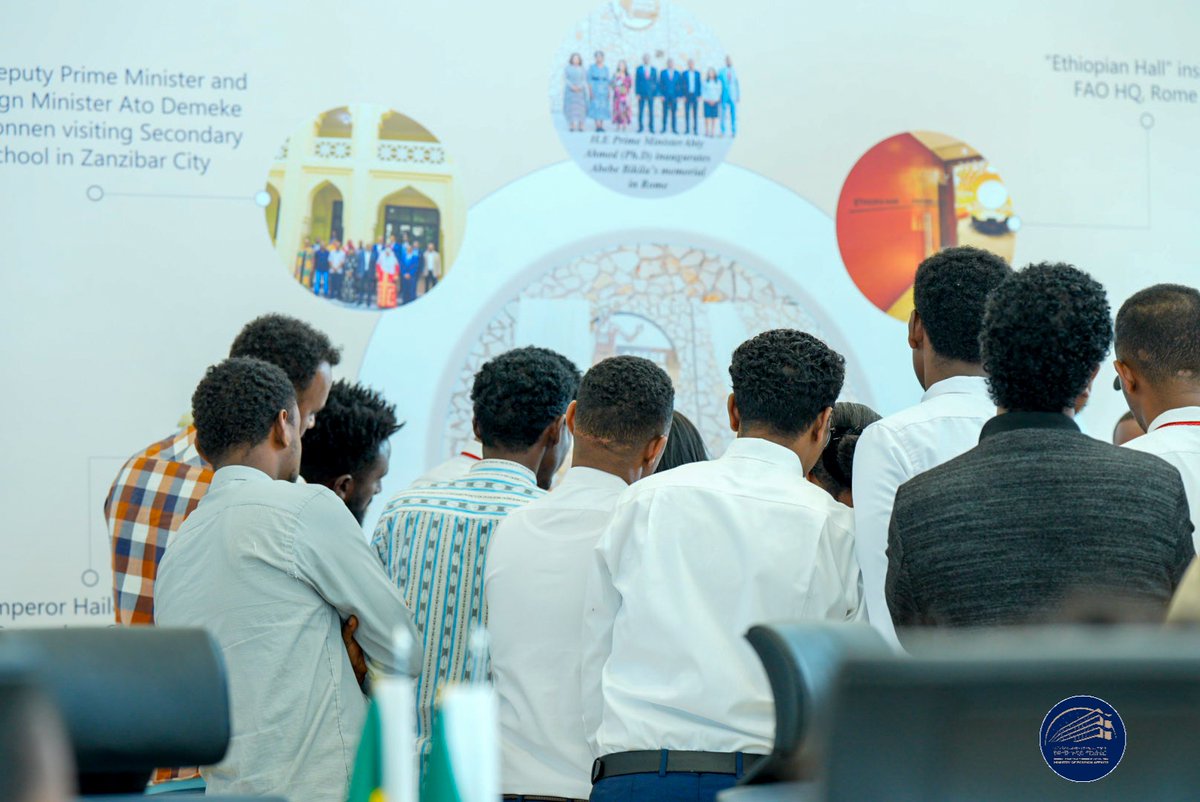 MFAEthiopia's tweet photo. #Day5
The staff of Amhara Media Corporation paid a visit to the Ethiopian Diplomatic Exhibition today at science museum. https://t.co/2DZ328DuJD