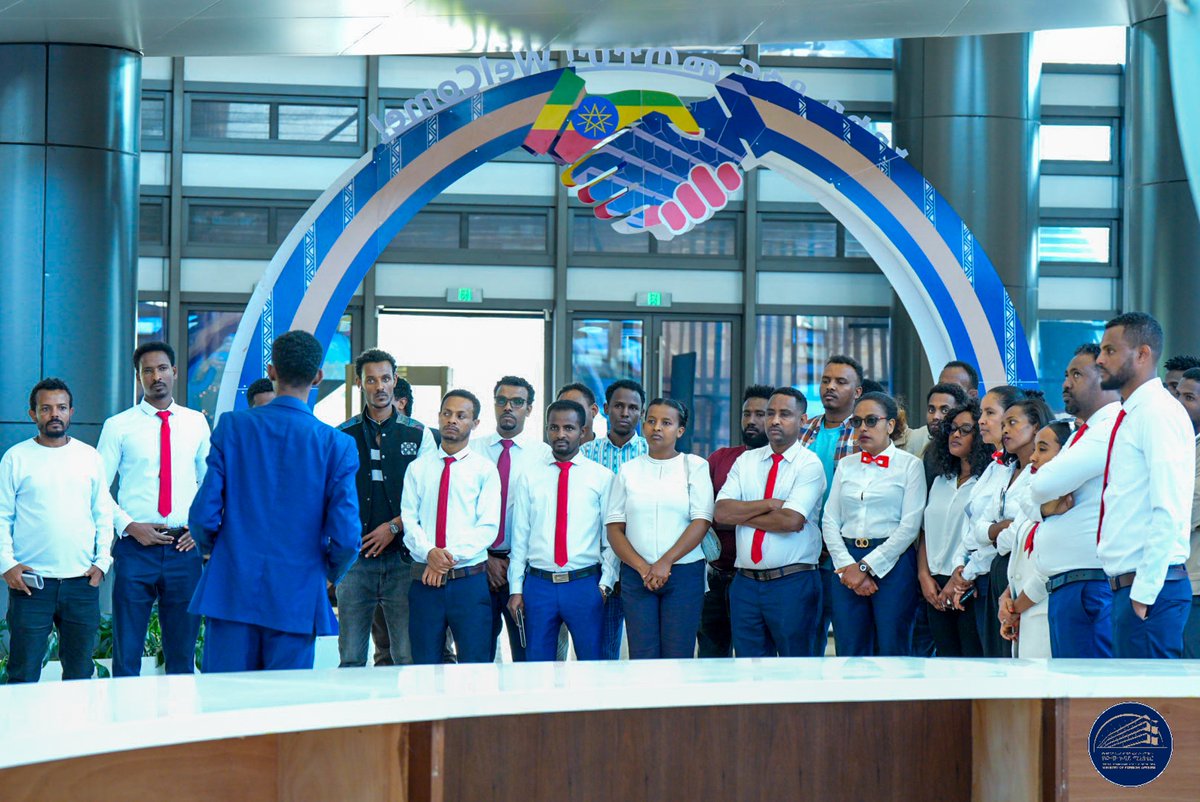 MFAEthiopia's tweet photo. #Day5
The staff of Amhara Media Corporation paid a visit to the Ethiopian Diplomatic Exhibition today at science museum. https://t.co/2DZ328DuJD