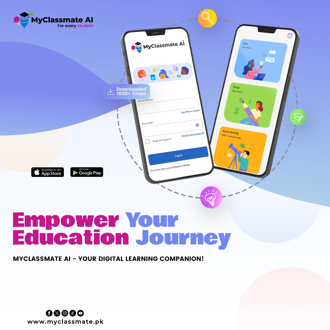 myclassmatelms's tweet photo. Empower your education journey with MyClassmate AI - Your Digital Learning Companion!

Unlock a world of personalized insights, interactive learning, and limitless possibilities. Let MyClassmate AI redefine the way you learn, making education an empowering experience. https://t.co/yXd6l818Hv