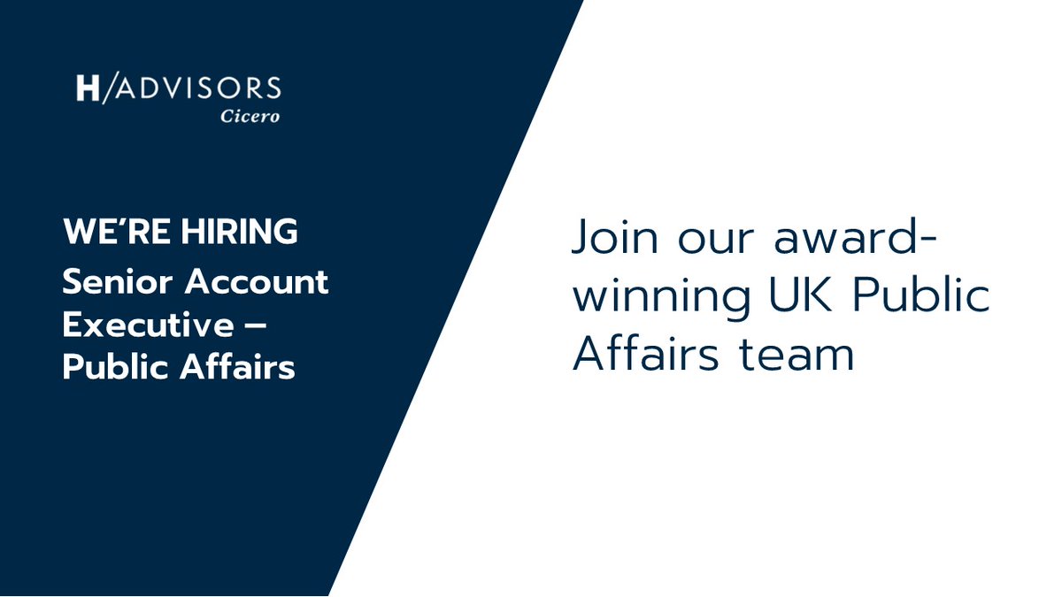 H/Advisors Cicero tweet media