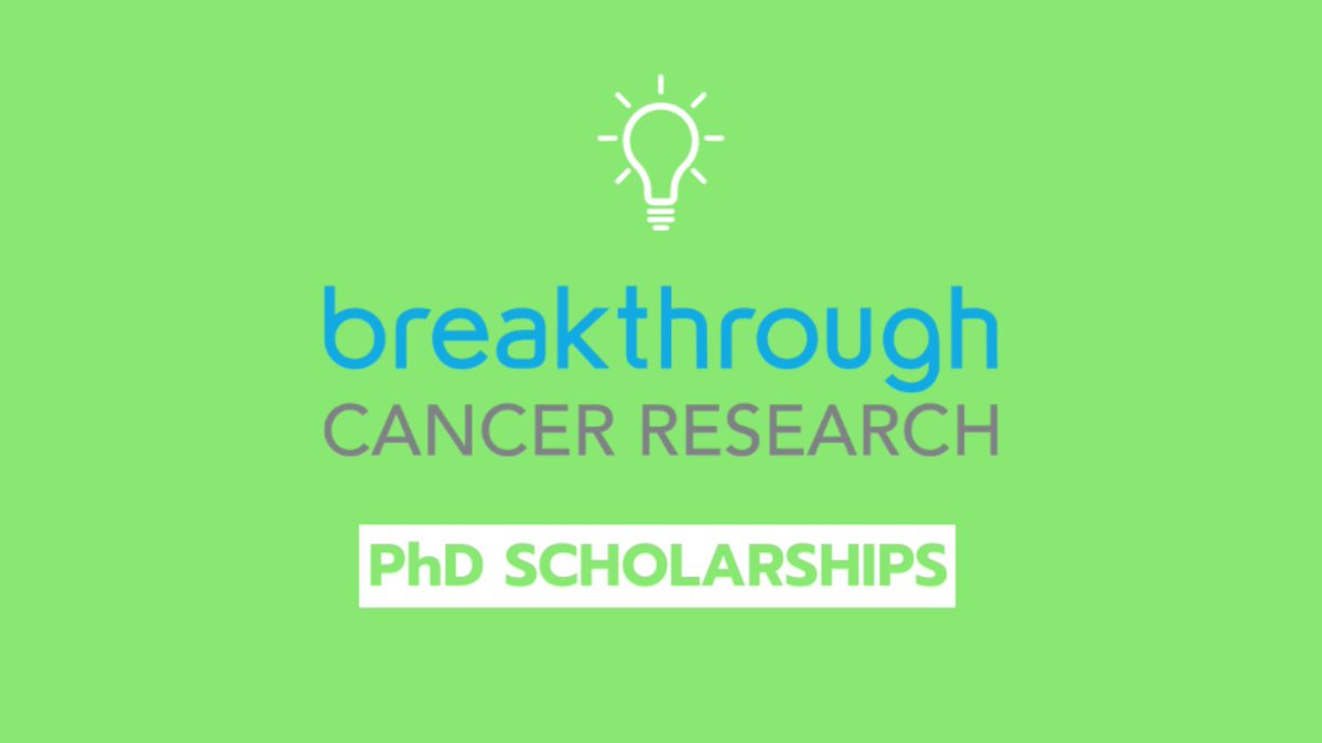 🎓 Exciting News! 📢 Apply now for our 2024 Cancer Research PhD Scholarships: 1. Musgrave - Breakthrough Cancer Research PhD Scholarship 2. Breakthrough Cancer Research - @News_IACR PhD Scholarship 3. Attracta O’Regan PhD Scholarship Details and scope: breakthroughcancerresearch.ie/funding-inform…