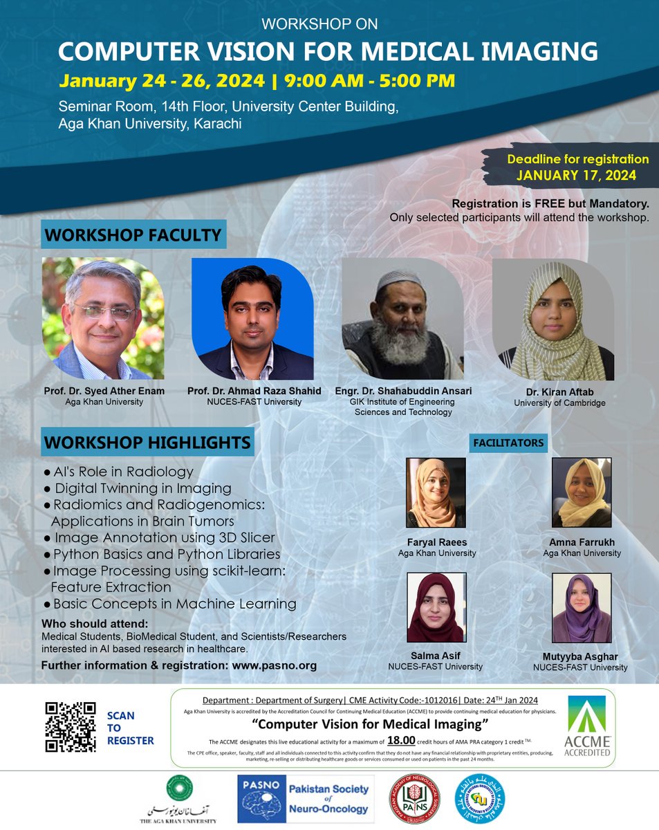 PASNO_Group's tweet photo. Join us for the groundbreaking Computer Vision in Medical Imaging Workshop, unleashing innovation from January 24-26, 2024. Secure your spot NOW – limited slots available!

Register at https://t.co/GJoLLKi9aq and be part of the medical revolution! https://t.co/dtKk8Su9td