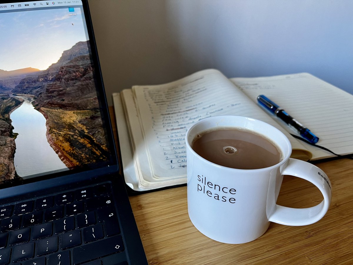 Blue Monday was literally made up in 2005 by a travel company looking to sell more holidays. And yup, I'd believed it too and now know better thanks to the incredible <a href="/samaritans/">Samaritans</a>

Heaps to do this week but there's always time for postivi-tea from my favourite <a href="/bodleianlibs/">Bodleian Libraries</a> cup!☕️